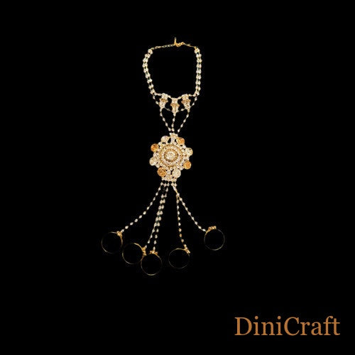 Gold Plated Ring Bracelet